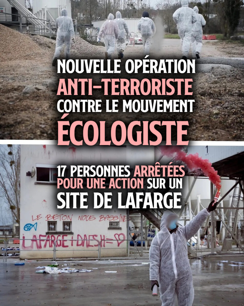 Nouvelle opération anti-terroriste contre le mouvement écologiste