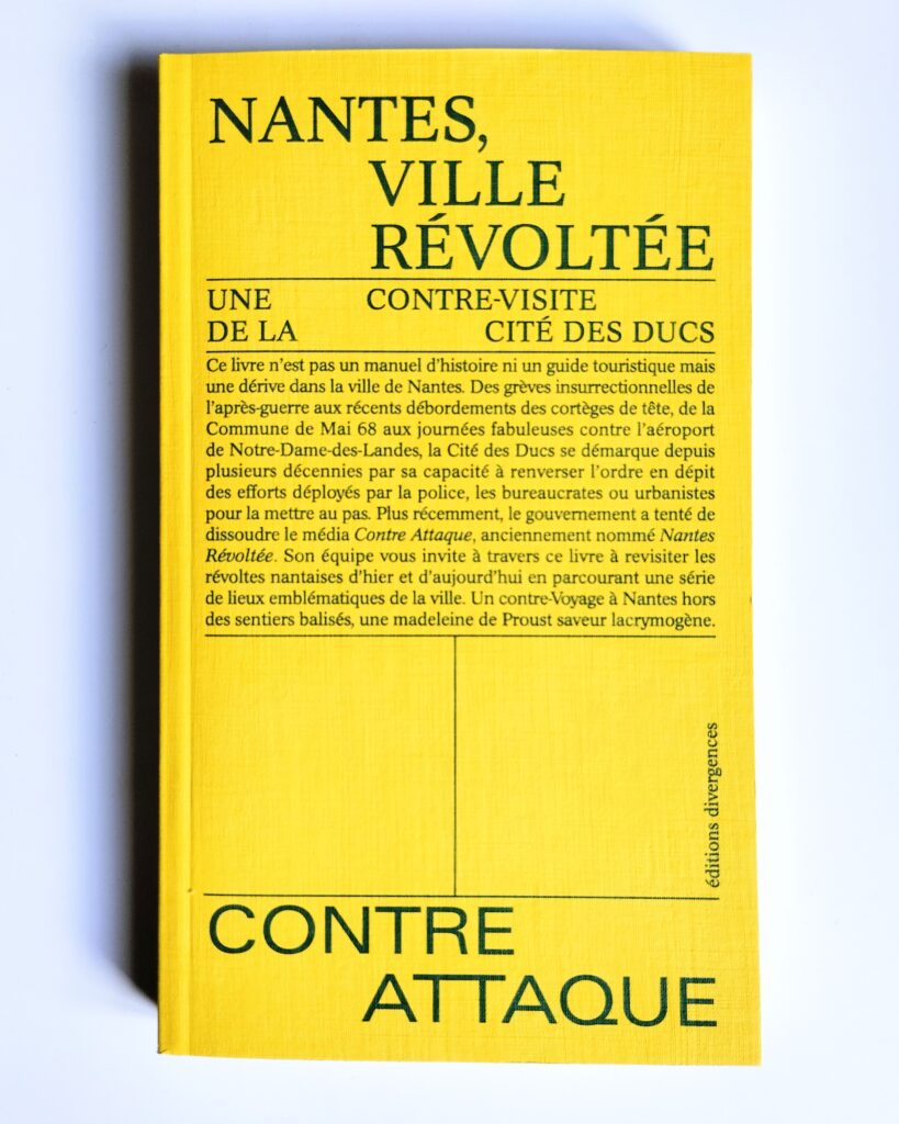 La couverture du livre "Nantes, ville révoltée". Plus qu'une manuel d'Histoire : une balade dans la ville révoltée.