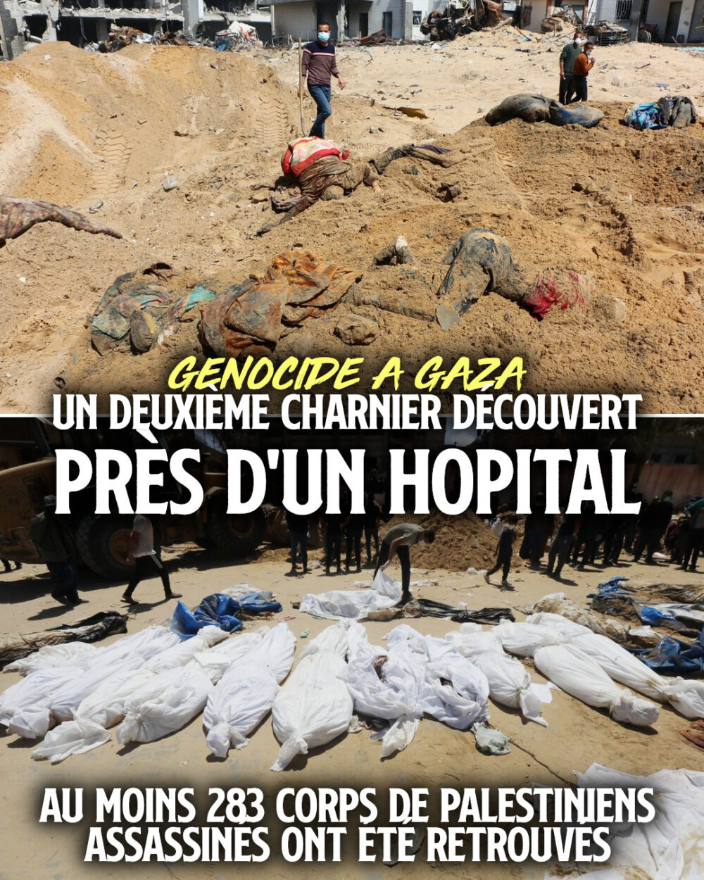 Des charniers découverts à Gaza