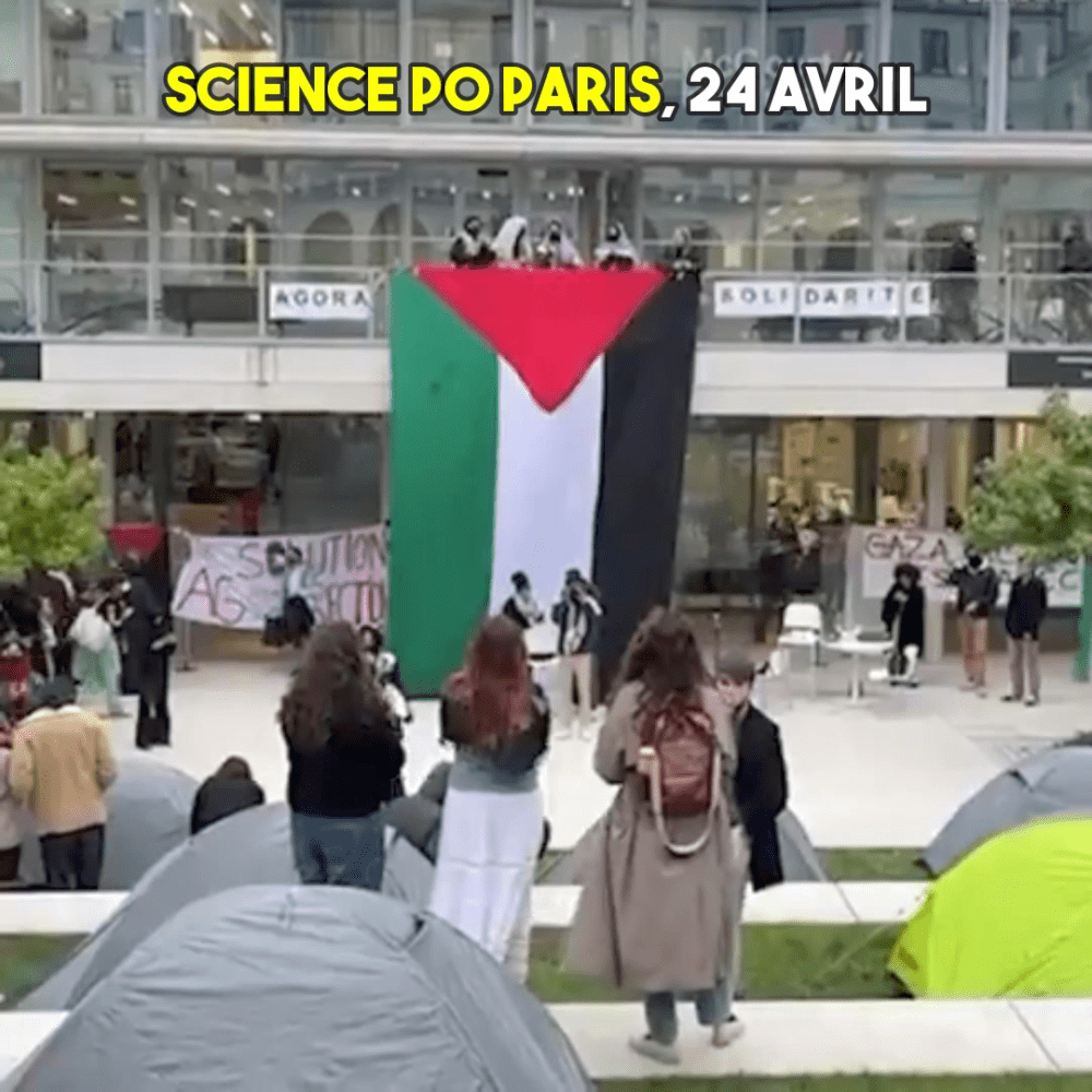 Paris : mobilisations étudiantes pour la Palestine malgré la répression