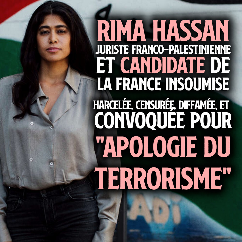 Rima Hassan : la candidate franco-palestinienne convoquée pour "apologie du terrorisme"