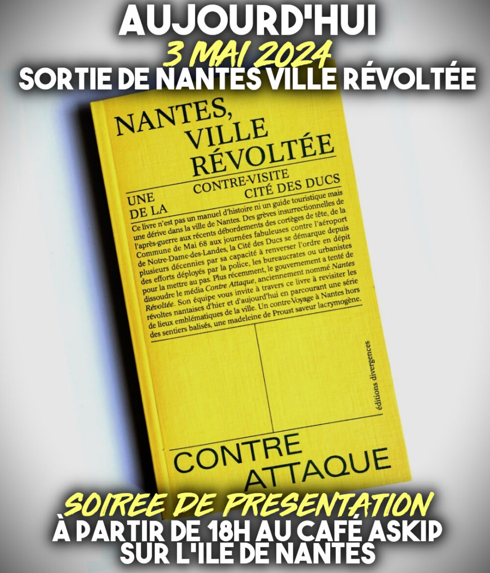 Couverture du livre "Nantes, ville révoltée"