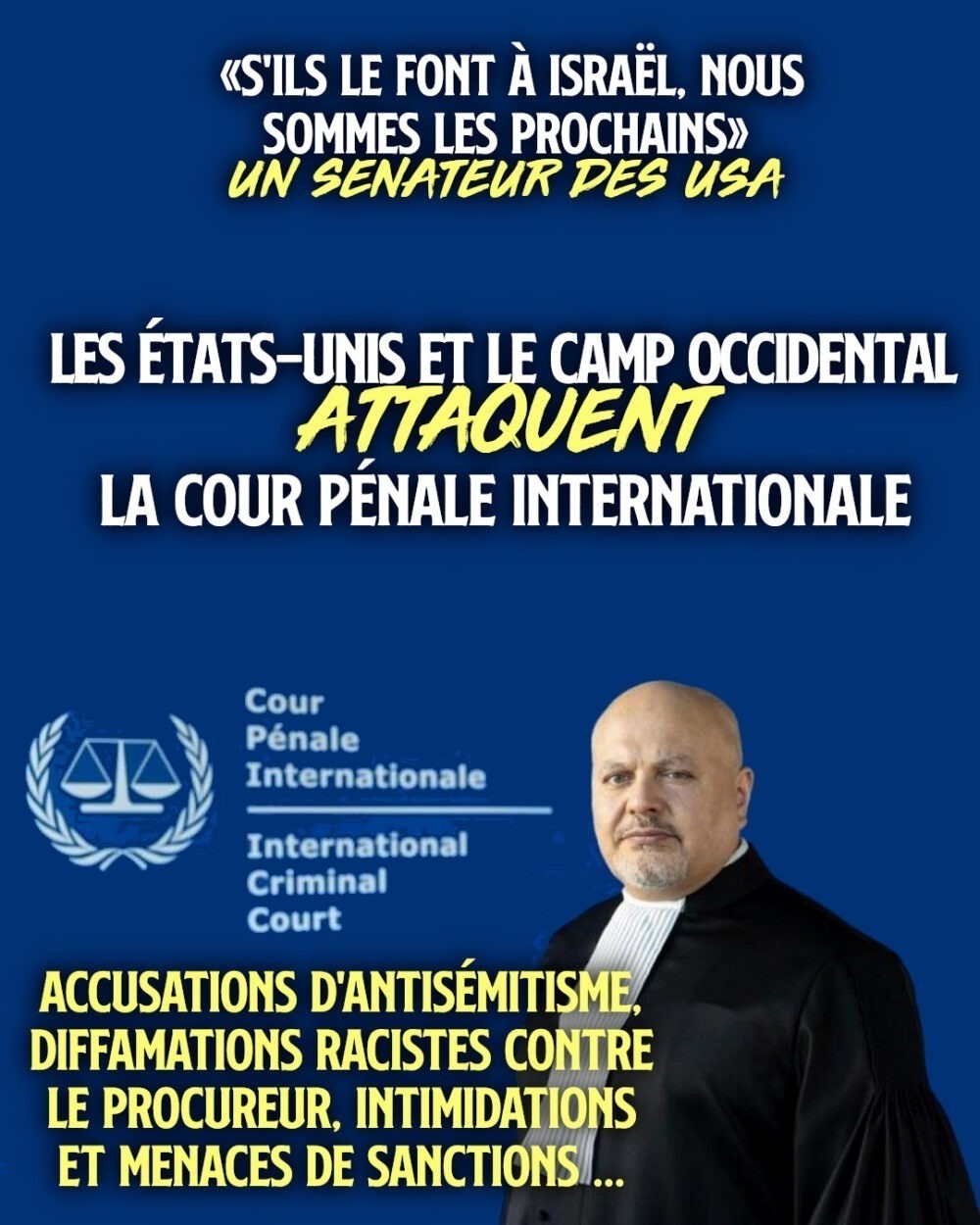 Le camp occidental s’attaque à la Cour Pénale Internationale