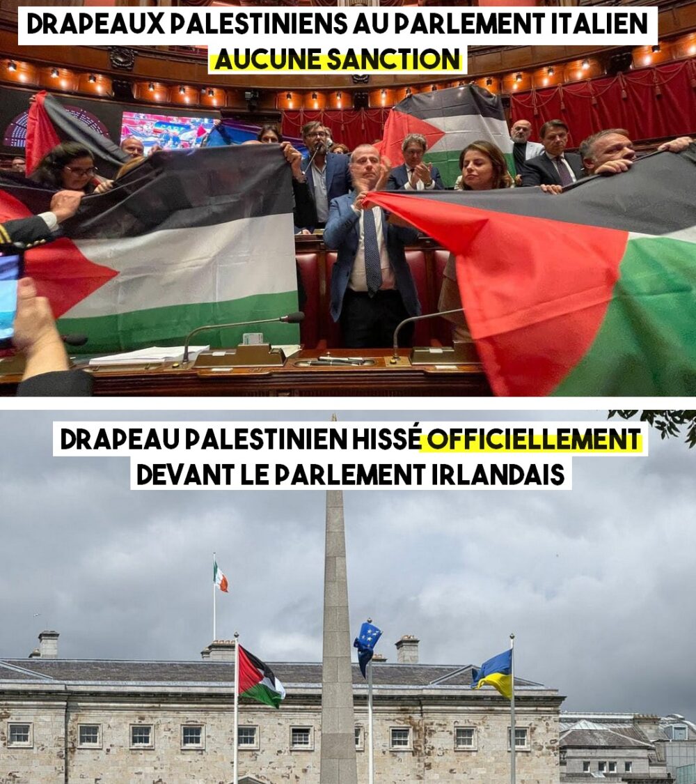 Drame pour un drapeau palestinien : l’illustration d’un pays en chute libre