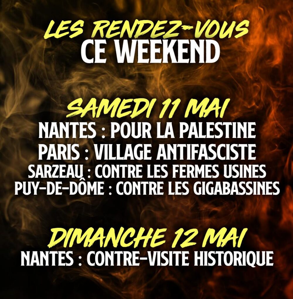 Les rendez-vous du week-end