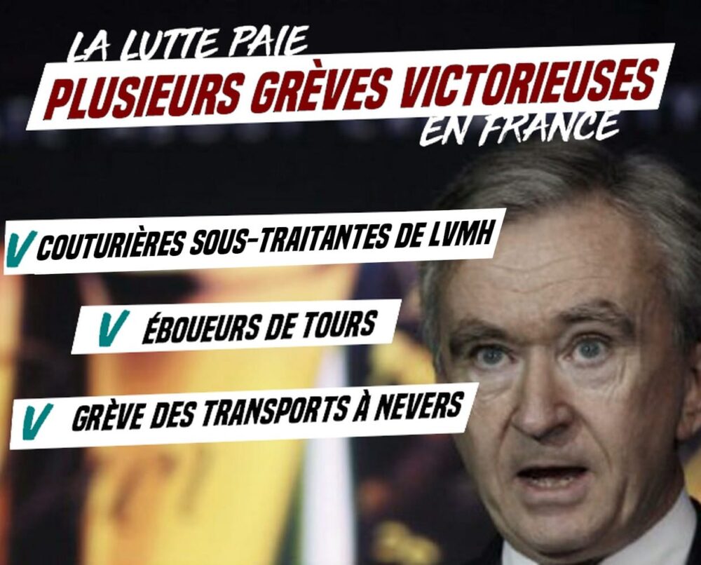 La lutte paie : plusieurs grèves victorieuses en France