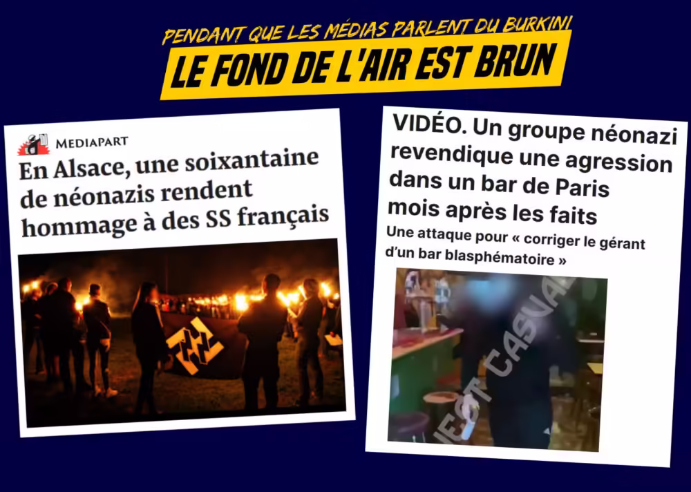 Extrême droite : attaque d’un bar « blasphématoire » et cérémonie nazie