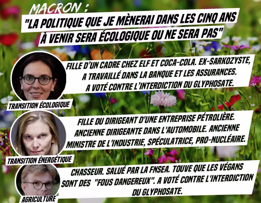 Un gouvernement en guerre contre l’écologie