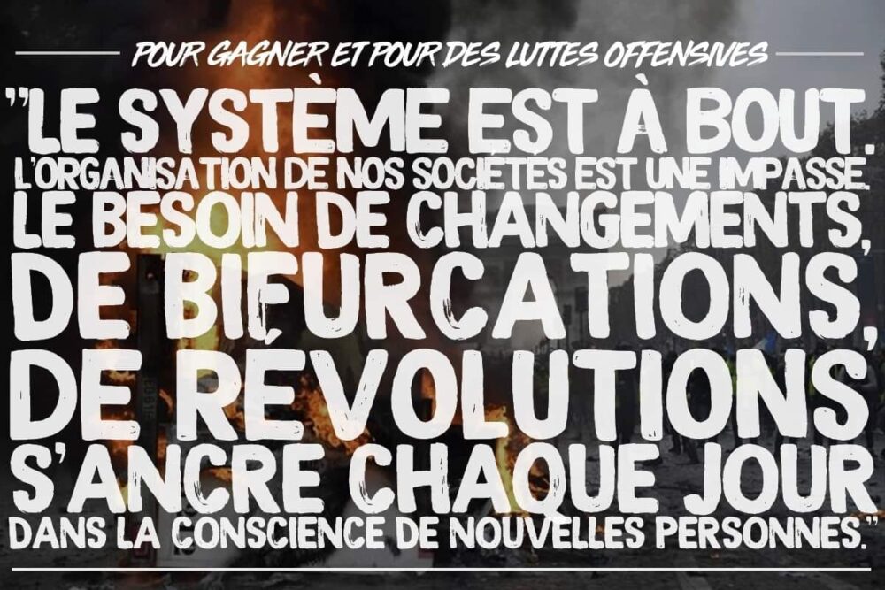 Pour gagner, pour des luttes offensives !