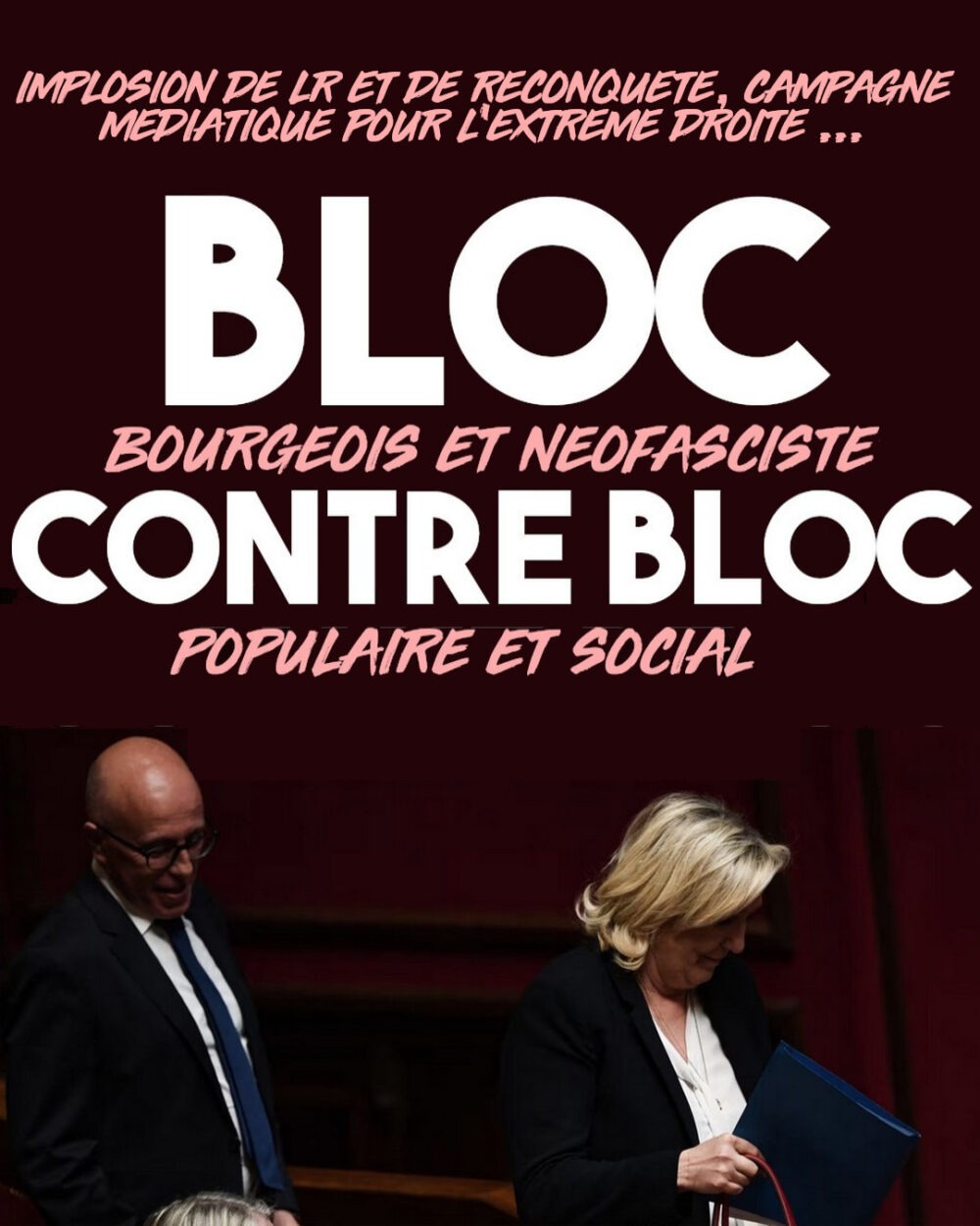 Le choc bloc contre bloc