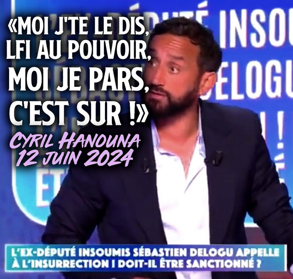 Hanouna quitte la France en cas de victoire de la gauche