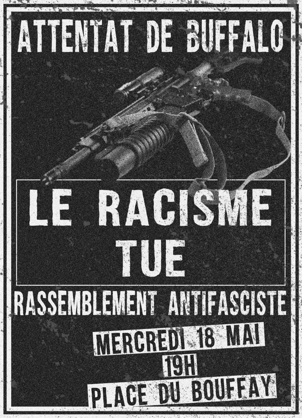 Attentat raciste à Buffalo, violences d’extrême droite : réagissons !