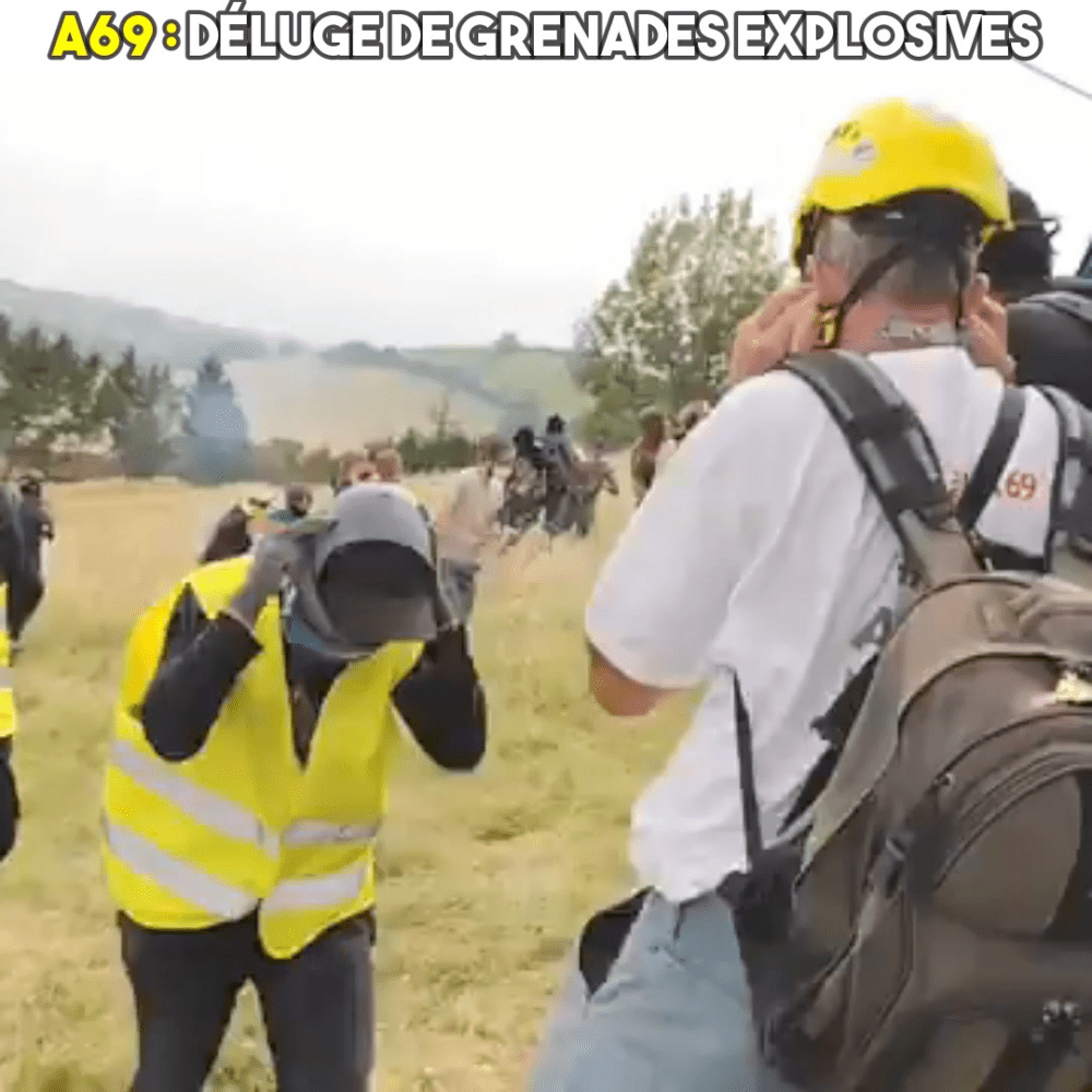 Pour imposer l’A69, déluge de grenades explosives