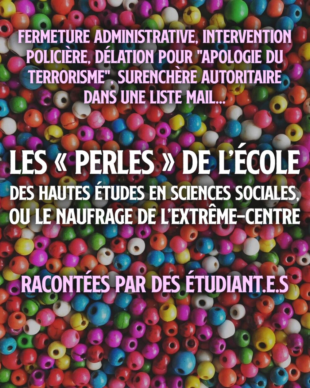 Les « perles » de l’École des Hautes Études en Sciences Sociales, ou le naufrage de l’extrême centre