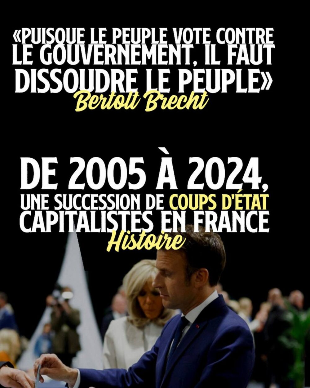 20 ans de coups d’État du bloc bourgeois