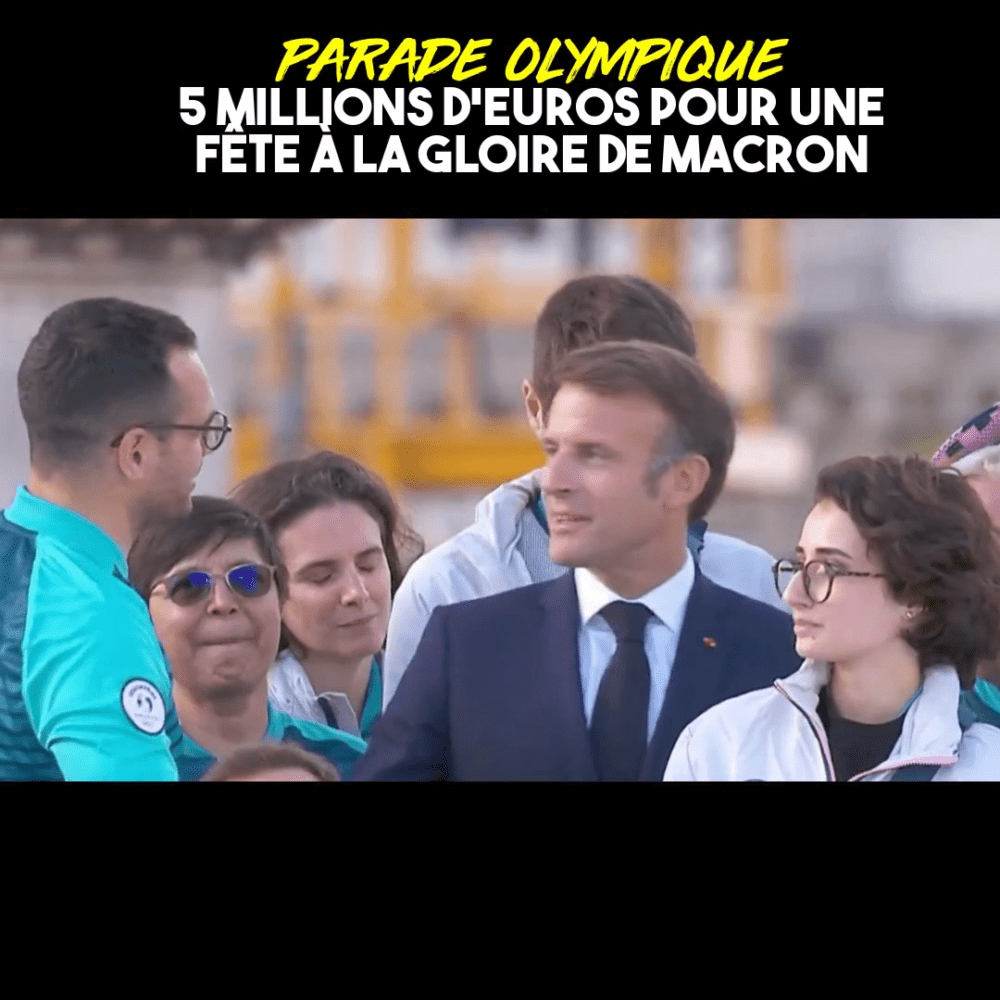 «Parade des Jeux Olympiques» : Macron s’offre un égotrip militariste à 5 millions d’euros