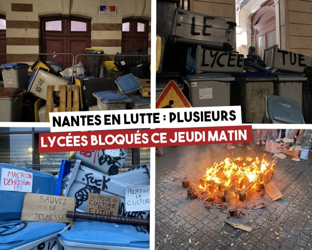 Nantes : plusieurs lycées bloqués ce jeudi