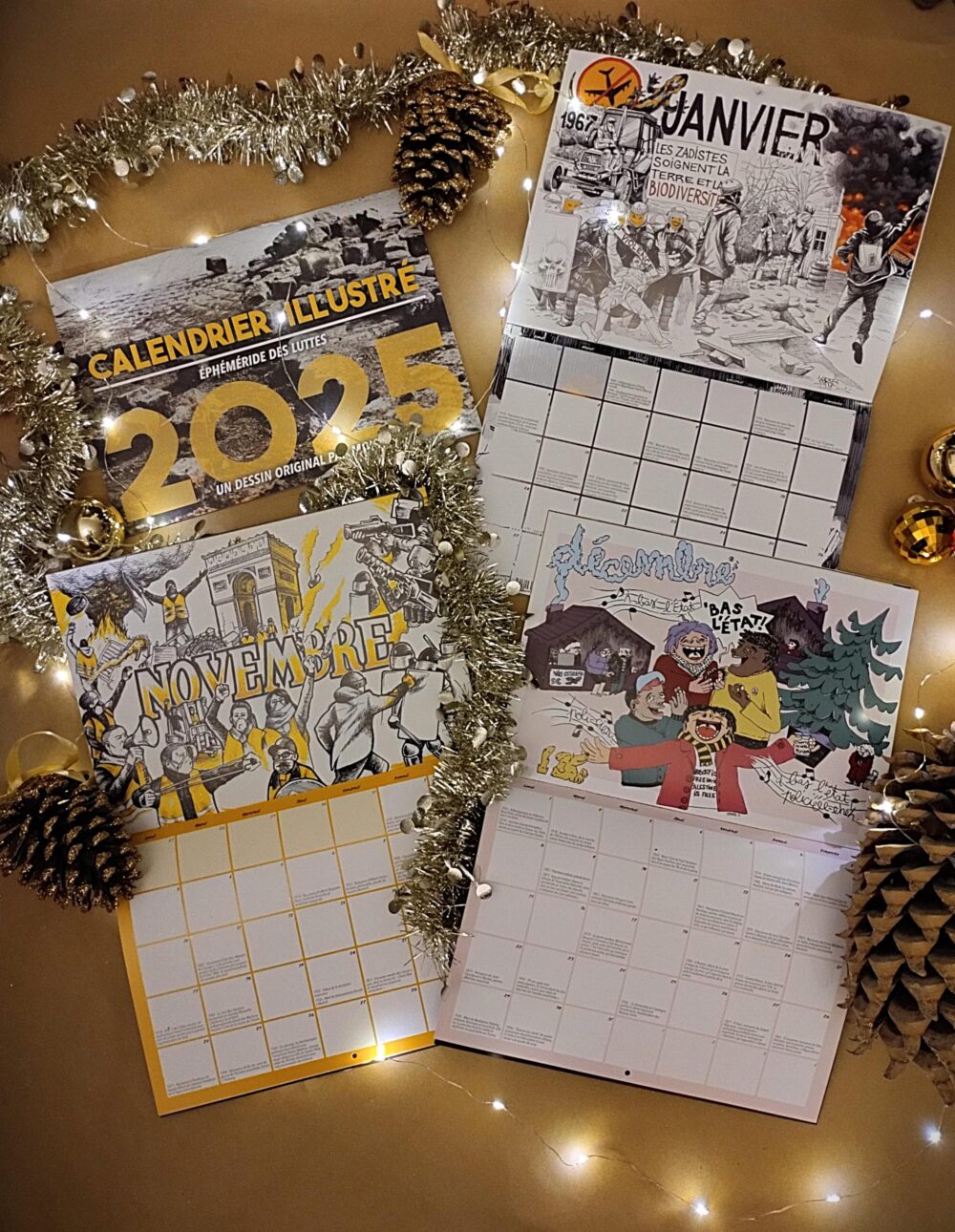 Pour 2025, offrez un calendrier des luttes