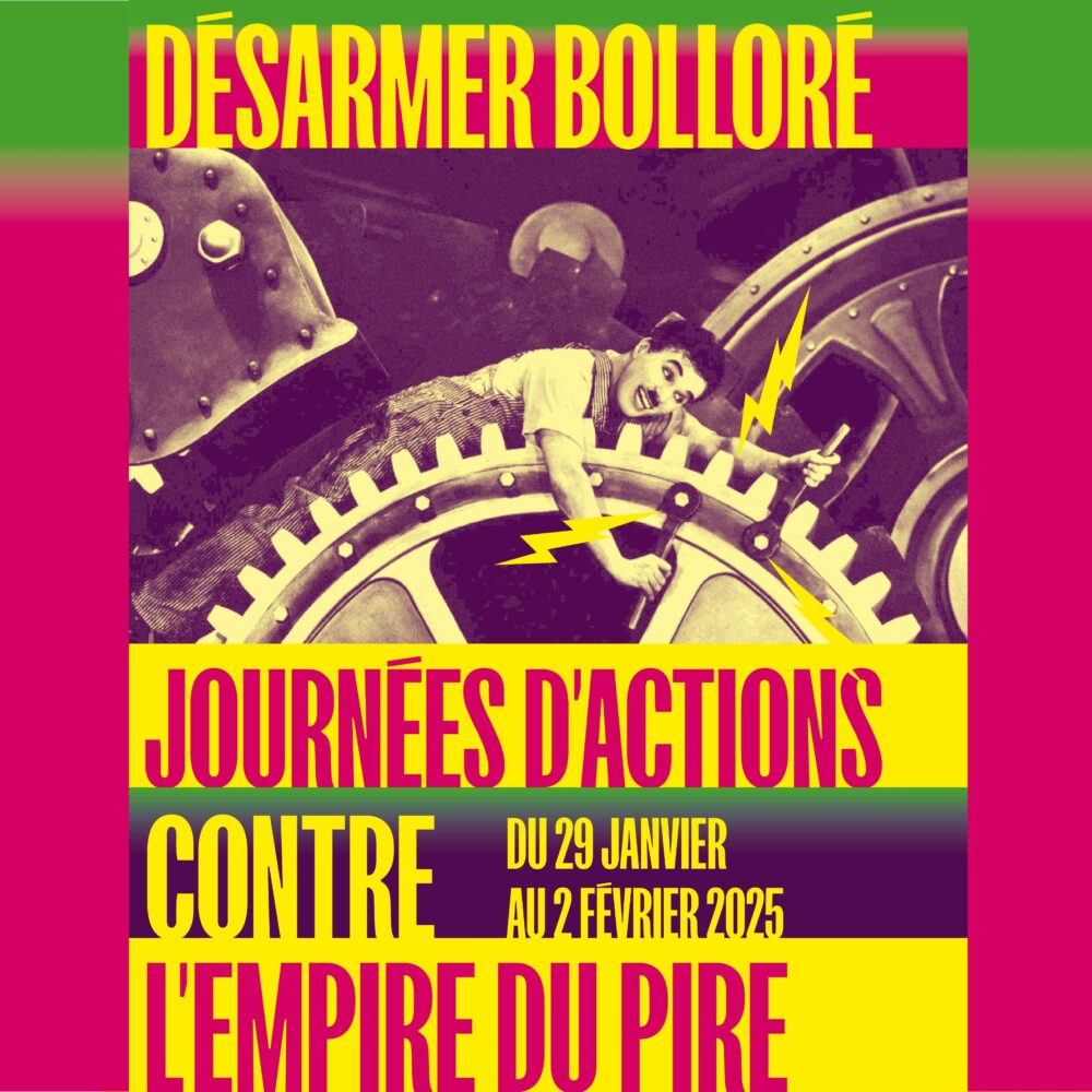 Appel à désarmer l’empire Bolloré