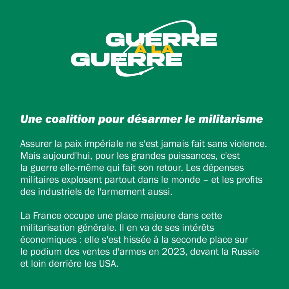 Guerre à la guerre