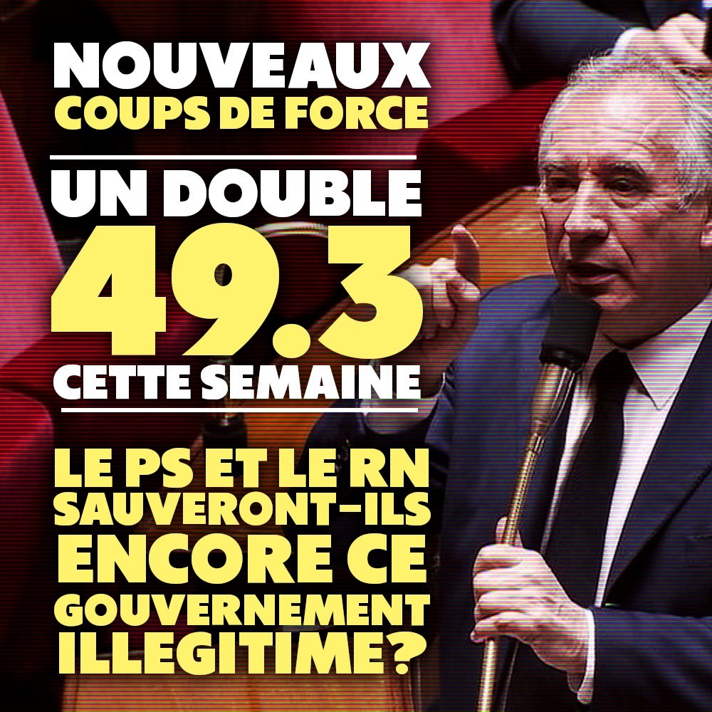 François Bayrou à l'Assemblée, prêt à dégainer le 49.3