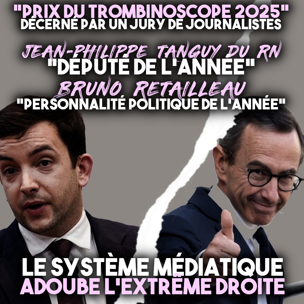 Jean-Philippe Tanguy et Bruno Retailleau : deux lauréats du prix du Trombinoscope cette année.