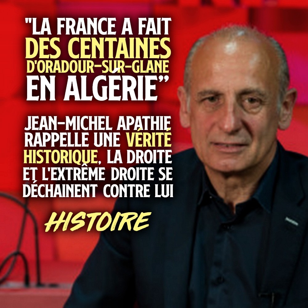 Jean-Michel Apathie, le journaliste dans la tourmente depuis qu'il a comparé la colonisation française en Algérie à Oradour-sur-Glane.