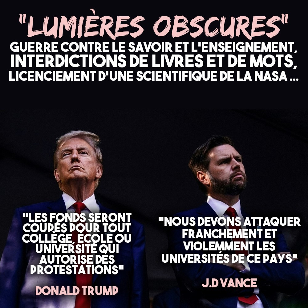 Trump et Vance dans le noir : deux partisans des "Lumières obscures".