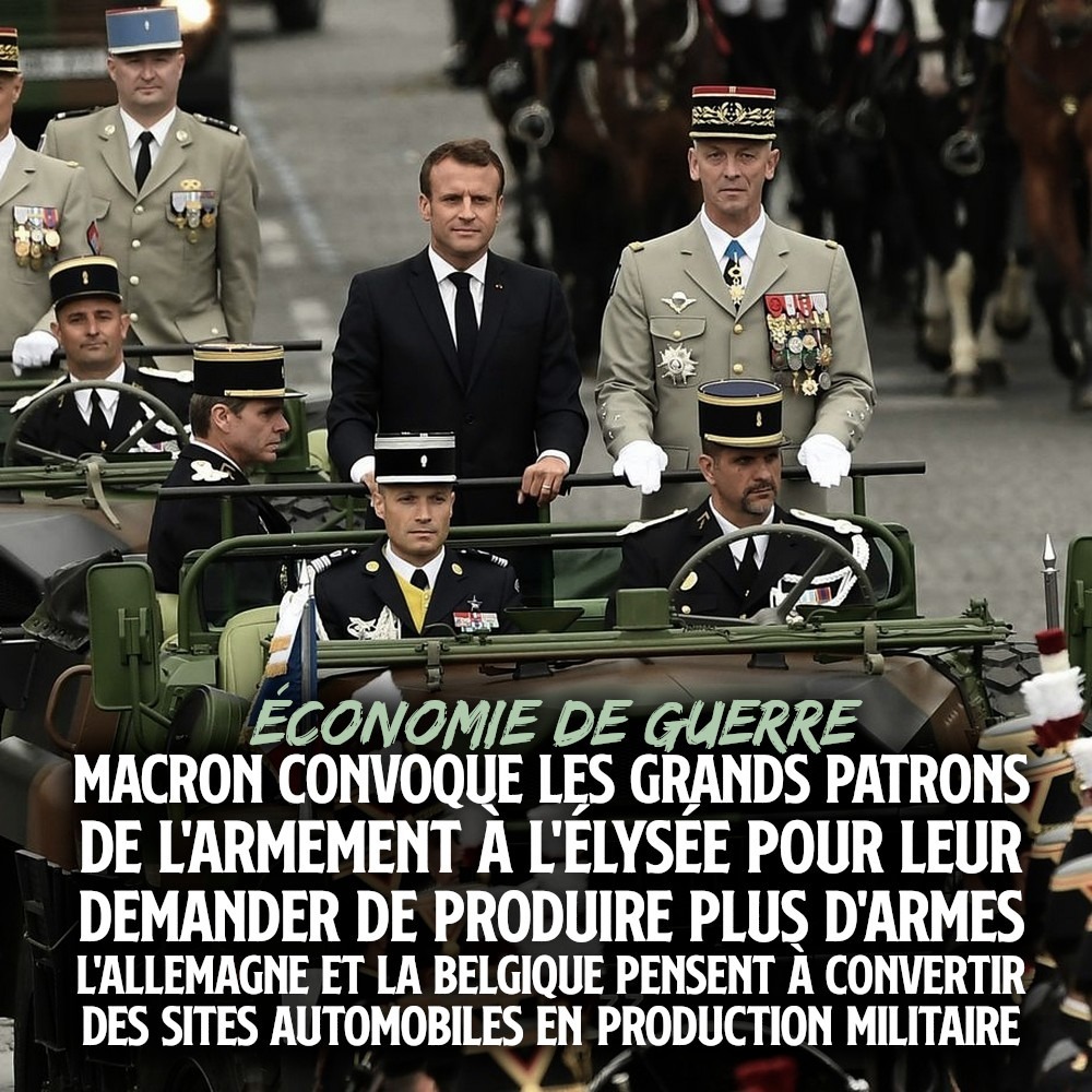 Macron défile avec des militaires sur le Champs-Élysée : l'économie de guerre pourrait-elle sauver sa carrière politique ?