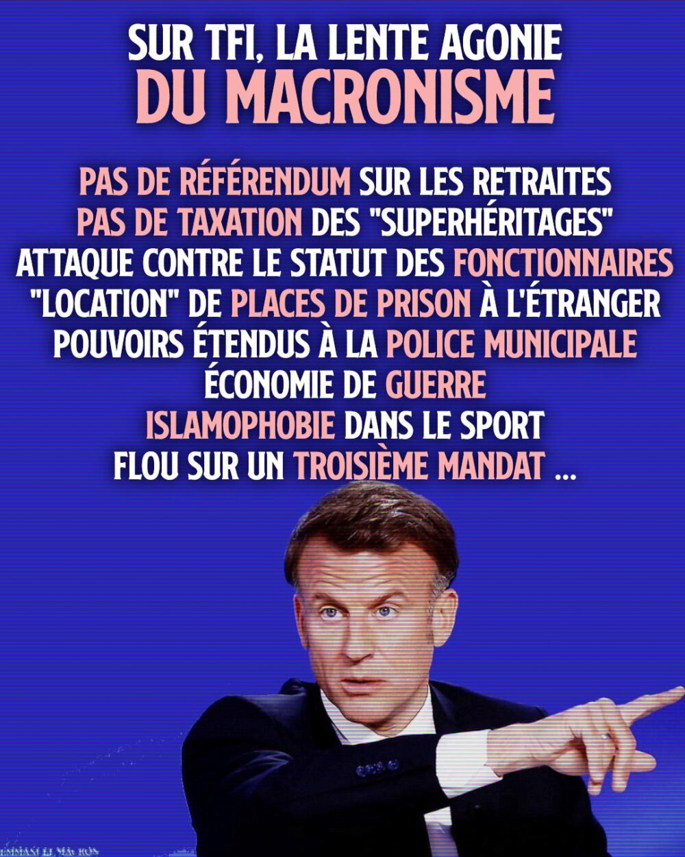La lente agonie du macronisme retransmise à la télévision