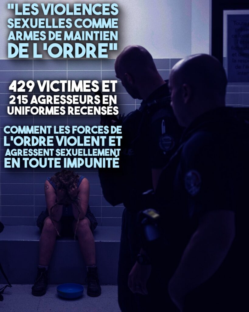 429 victimes, 215 agresseurs en uniformes recensés : comment les forces de l’ordre violent et agressent sexuellement en toute impunité