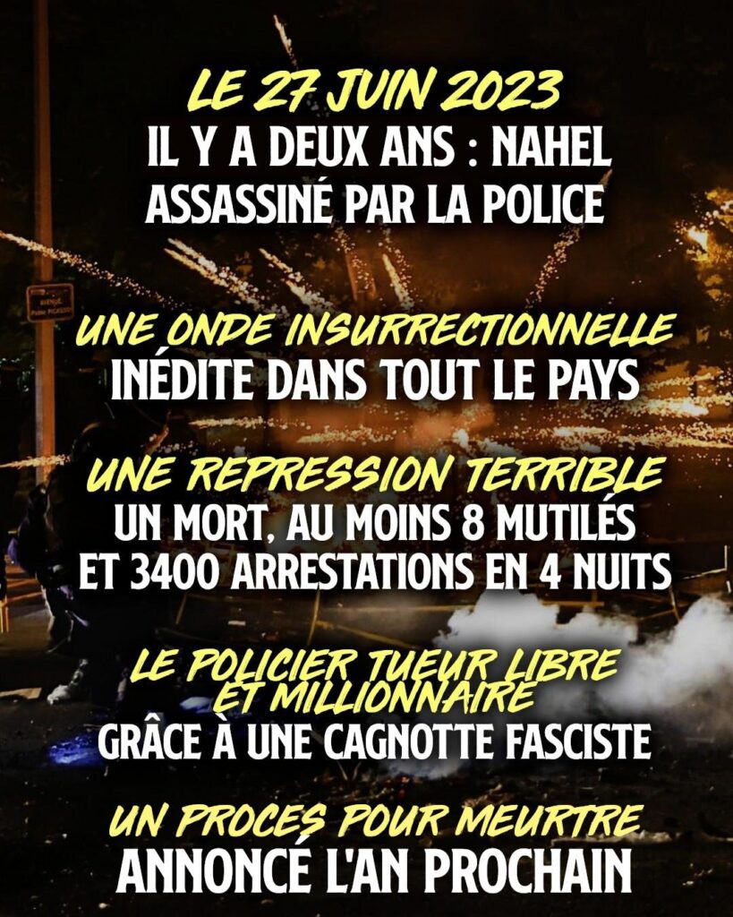 Le 27 juin 2023, la France est sous le choc : Nahel, 17 ans, vient d’être tué par le tir d’un policier à bout portant à Nanterre.