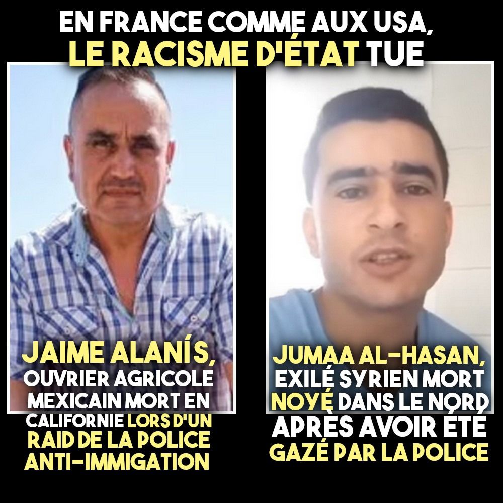 En France comme aux USA : le racisme d’État tue