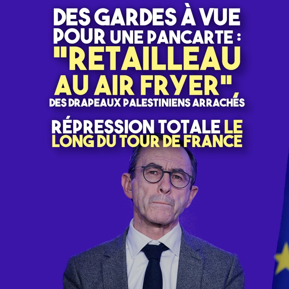 Bruno Retailleau, le ministre de l'Intérieur, l'air coincé d'un fasciste sortant tout droit d'un air fryer.