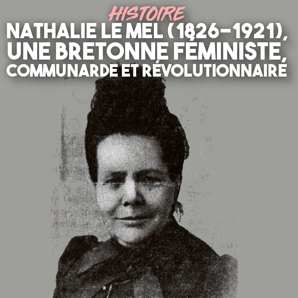 Portrait de Nathalie Le Mel, Bretonne féministe et révolutionnaire.
