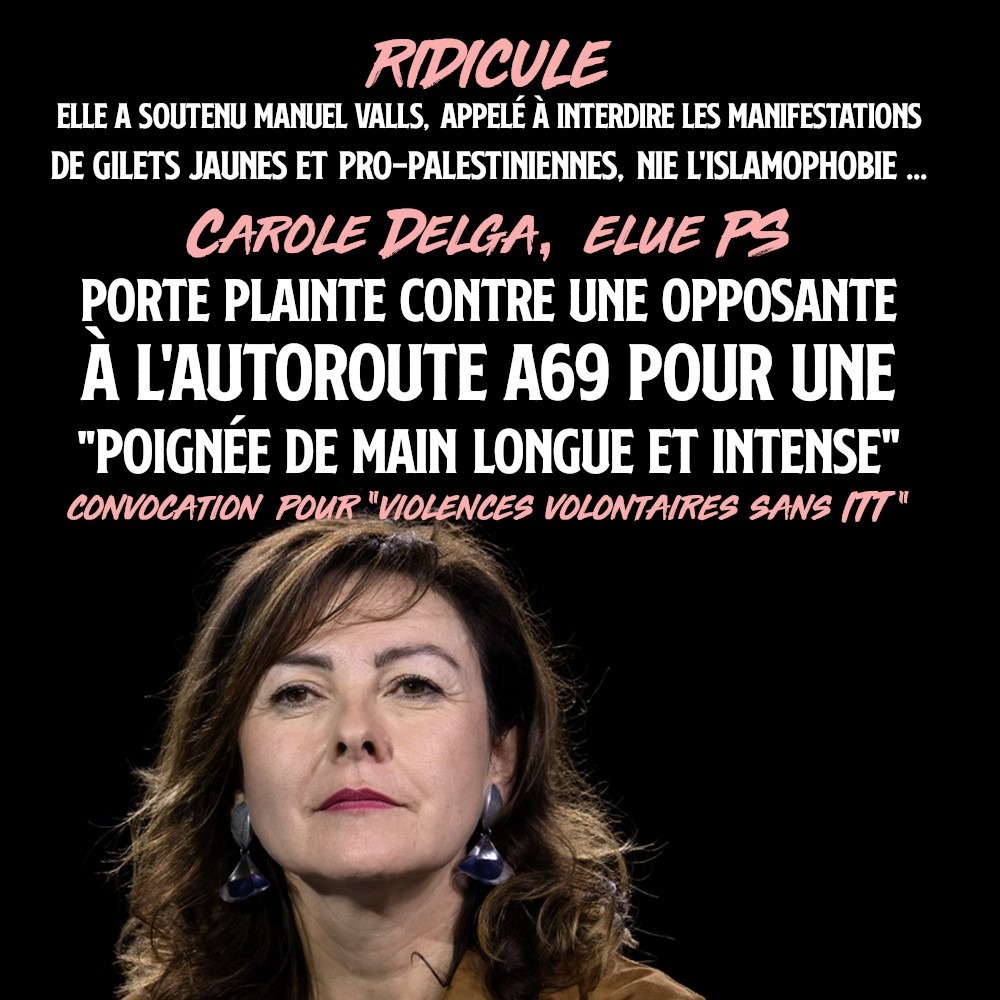 Carole Delga, l'élue Toulousaine qui ne suporte même pas une poignée de main.
