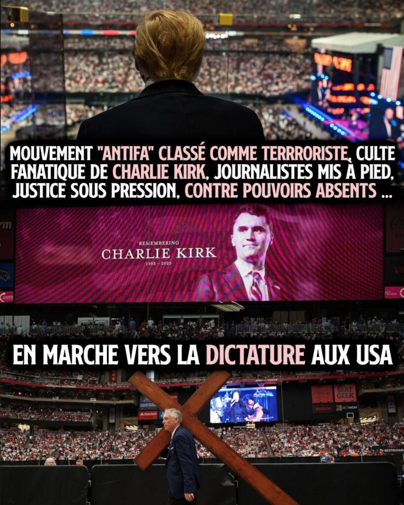 Aux États-Unis, les funérailles de Charlie Kirk sont l'occasion pour la dictature trumpiste de fabriquer un mythe fondateur.