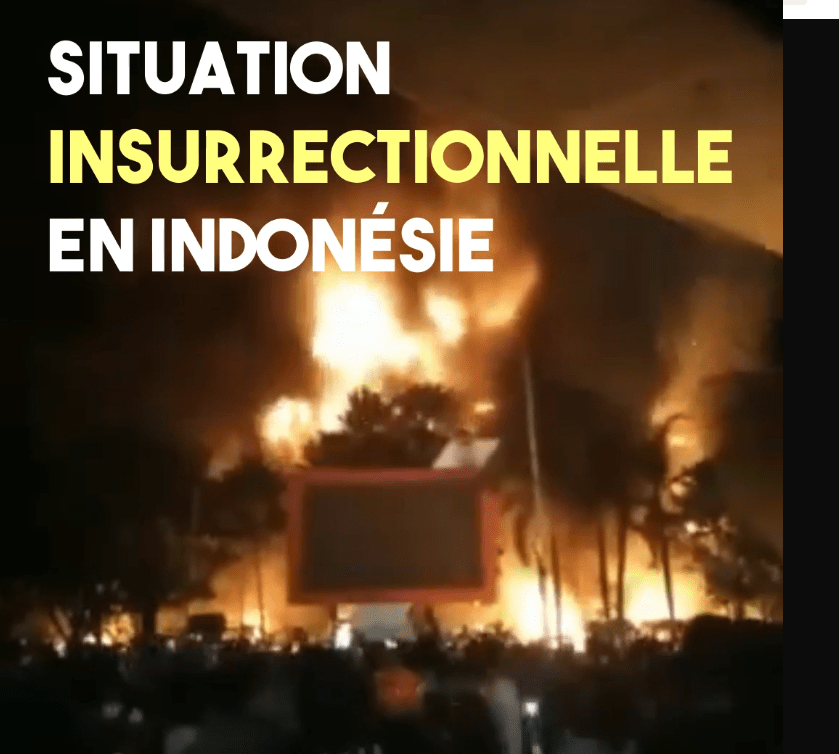 L'Indonésie connaît une situation insurrectionnelle