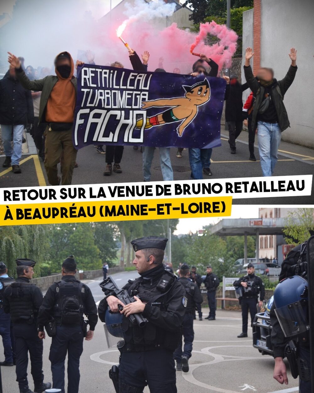 Retour sur la mobilisation contre Retailleau à Beaupréau
