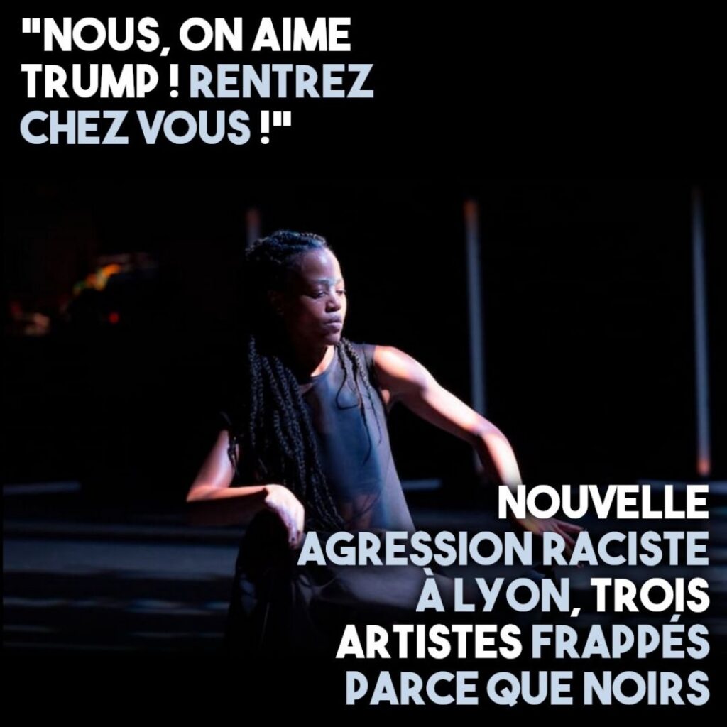La chanteuse et chorégraphe Dorothée Munyaneza, une des victimes de l'attaque négrophobe qui a eu lieu à Lyon.