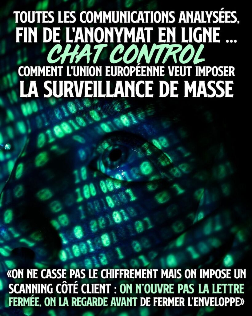 L'une des pires offensives liberticides de ces dernières décennies : Chat Control bientôt étudié devant l'Union Européenne.