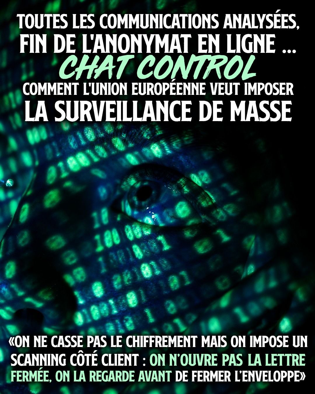 L'une des pires offensives liberticides de ces dernières décennies : Chat Control bientôt étudié devant l'Union Européenne.