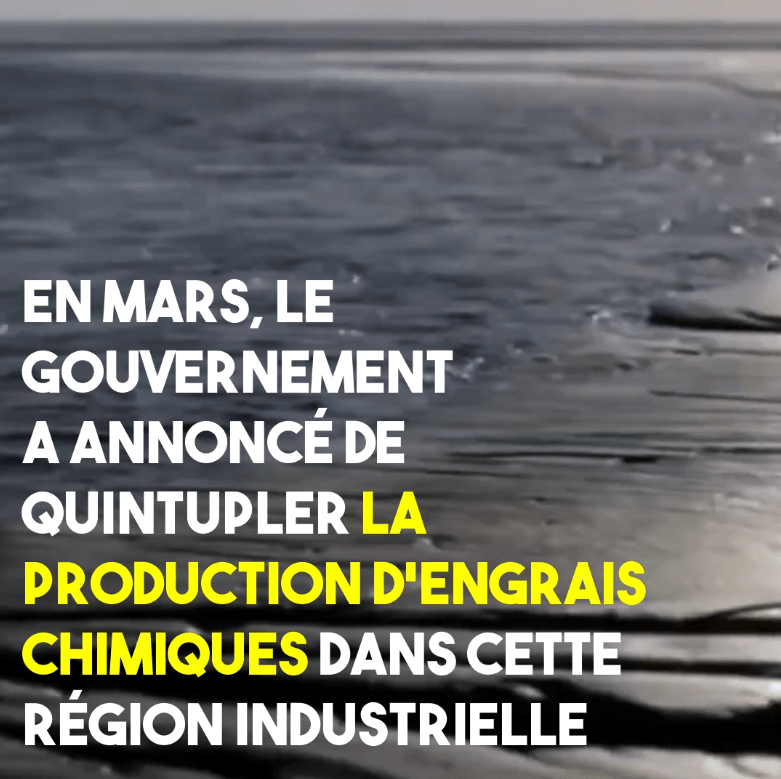 En mars dernier, le gouvernement a décidé de quintupler la production d'engrais, provoquant une augmentation de la pollution à Gabès.