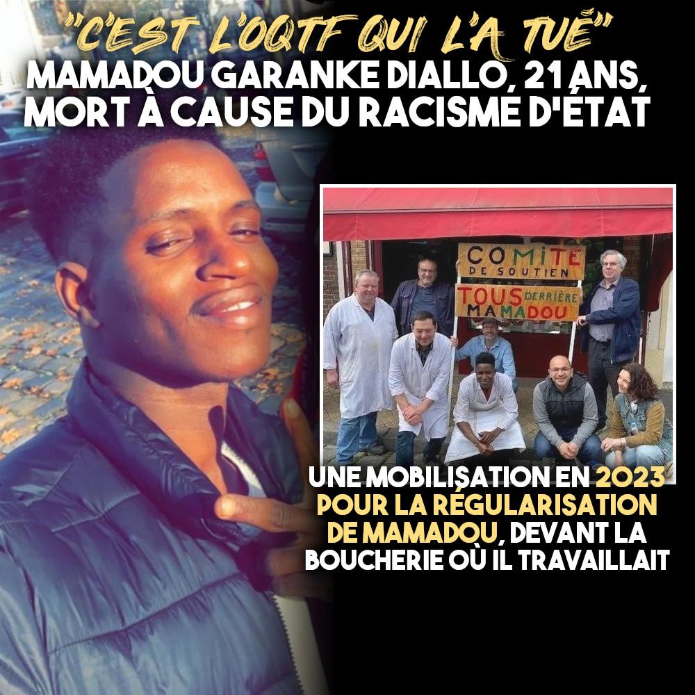 Mamadou prenant la pose avant de mourir à cause d'une OQTF qui l'aura fait fuir d'une vie tranquille.