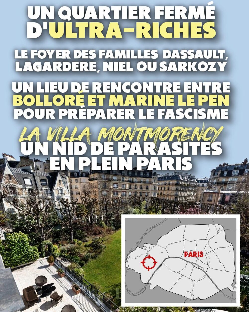 La Villa Montmorency, un "Jardin d'Eden" qui ressemble plutôt à un nid de parasites en plein Paris.