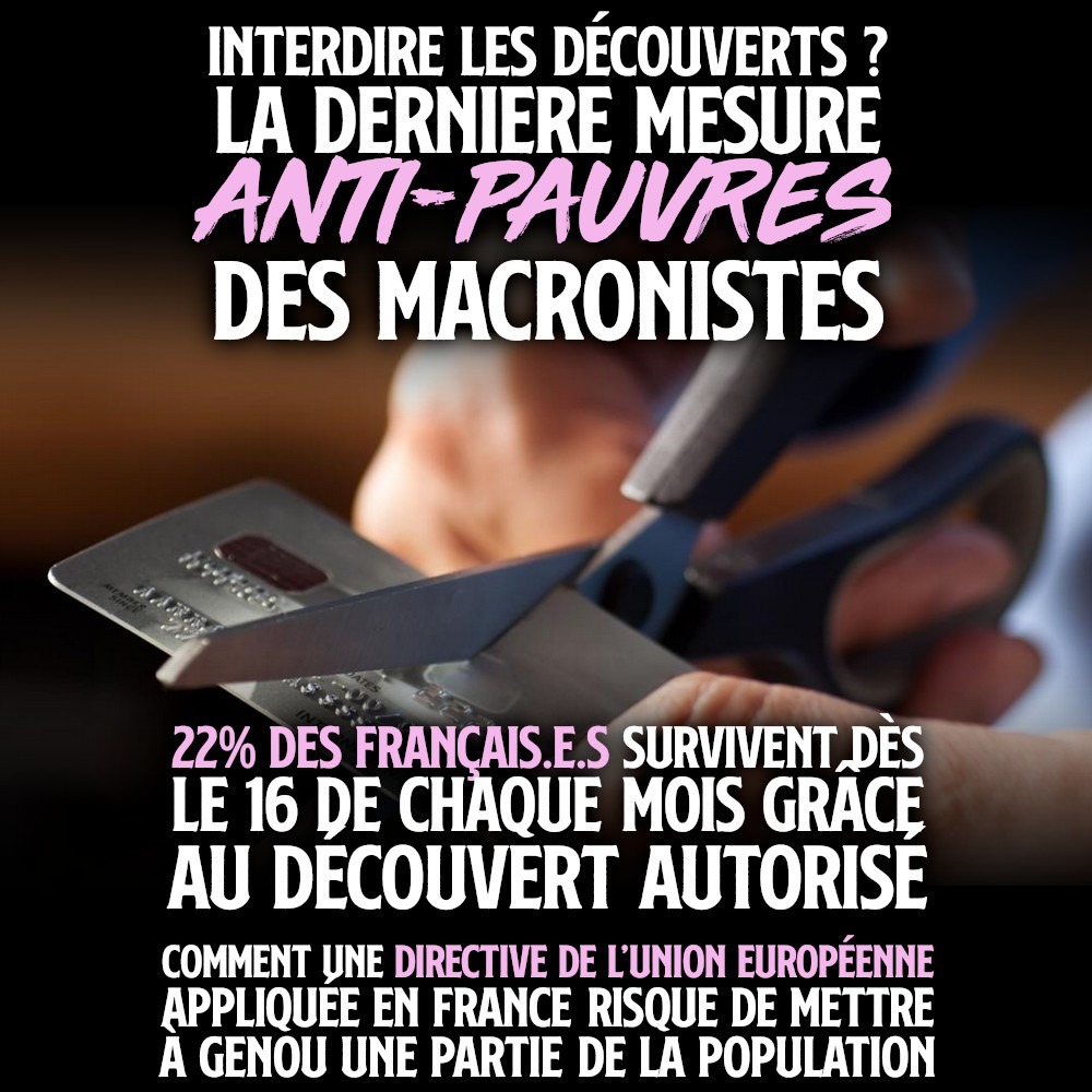Une paire de ciseaux découpe une carte de crédit, comme c'est le cas pour une interdiction bancaire : un geste qui risque de se multiplier avec la fin du découvert autorisé