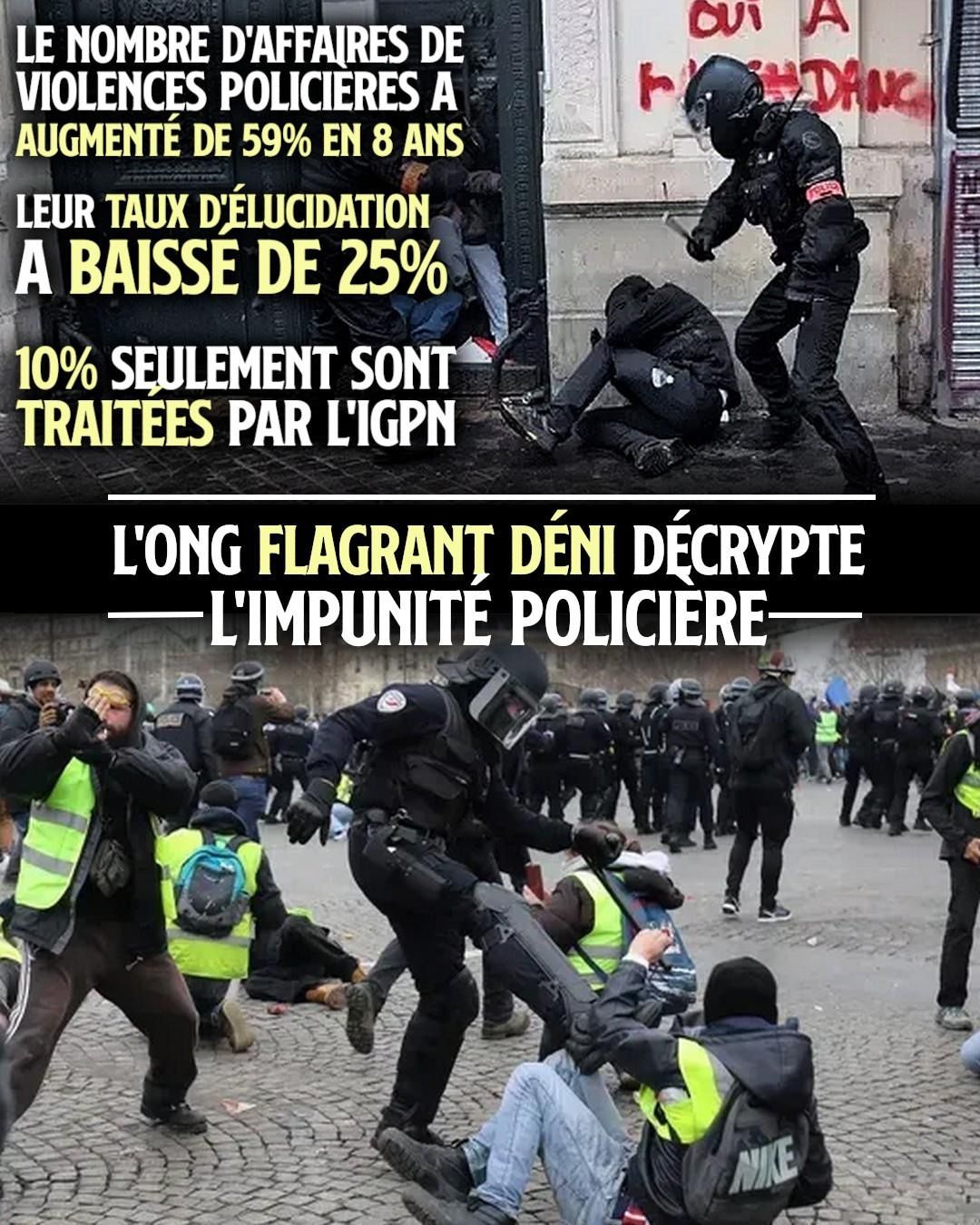 Des policiers tabassent des manifestant·es en toute impunité