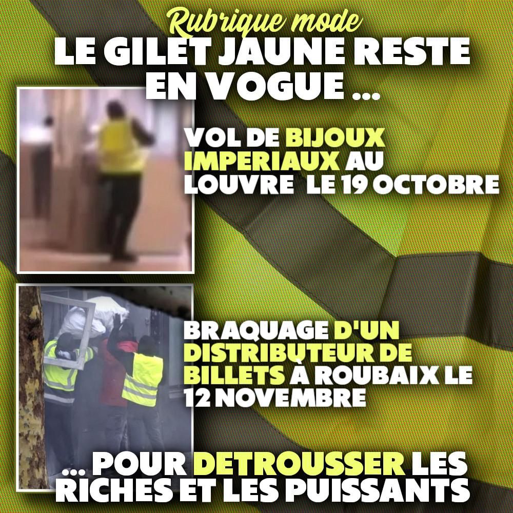 7 ans après le grand soulèvement de novembre 2018, le gilet jaune n'est pas passé de mode : il sert désormais pour les braquages.