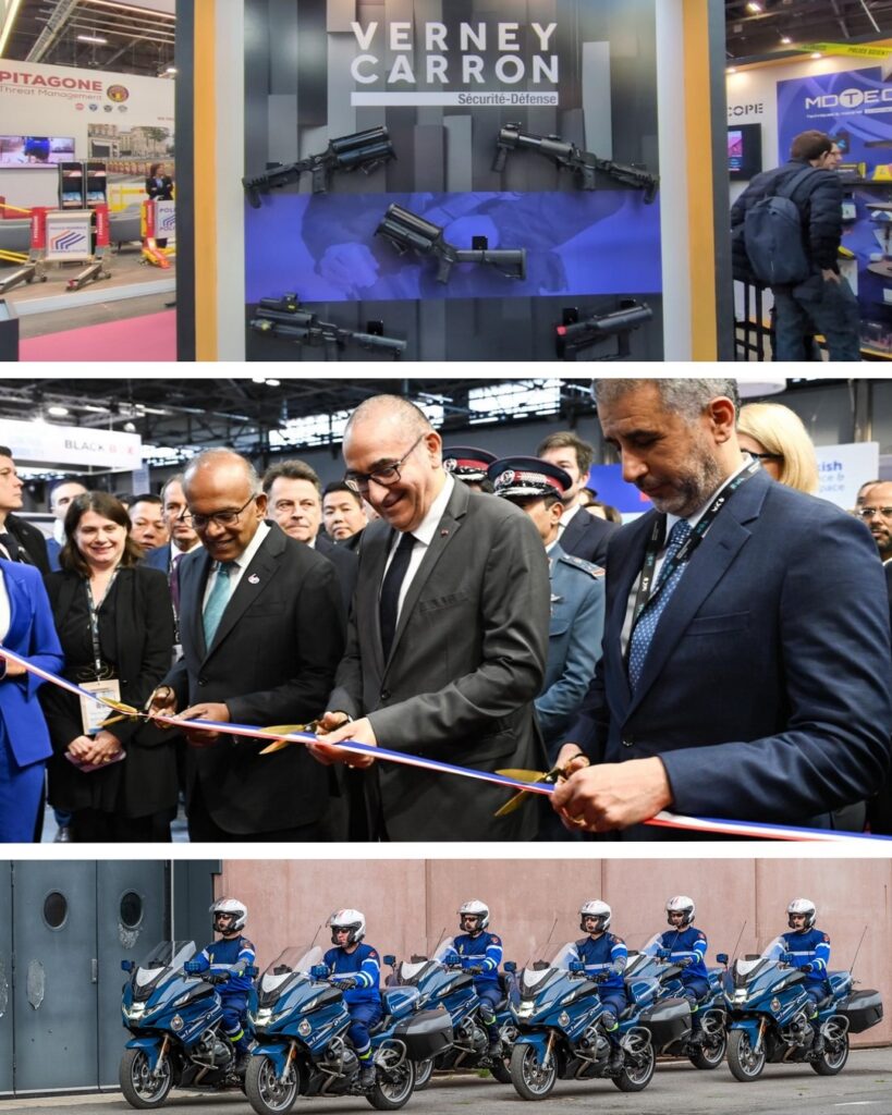 L'extrême droite policière inaugure le salon Milipol, Laurent Nunez en tête.