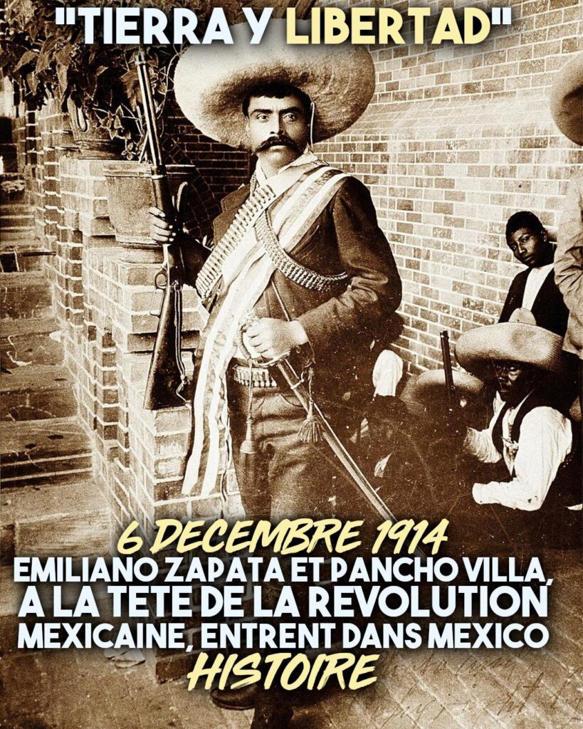 Emiliano Zapata, leader de la révolution mexicaine.